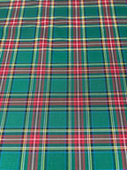 Tartan Scozzese Lanetta Verde Christmas - WorldTessuti