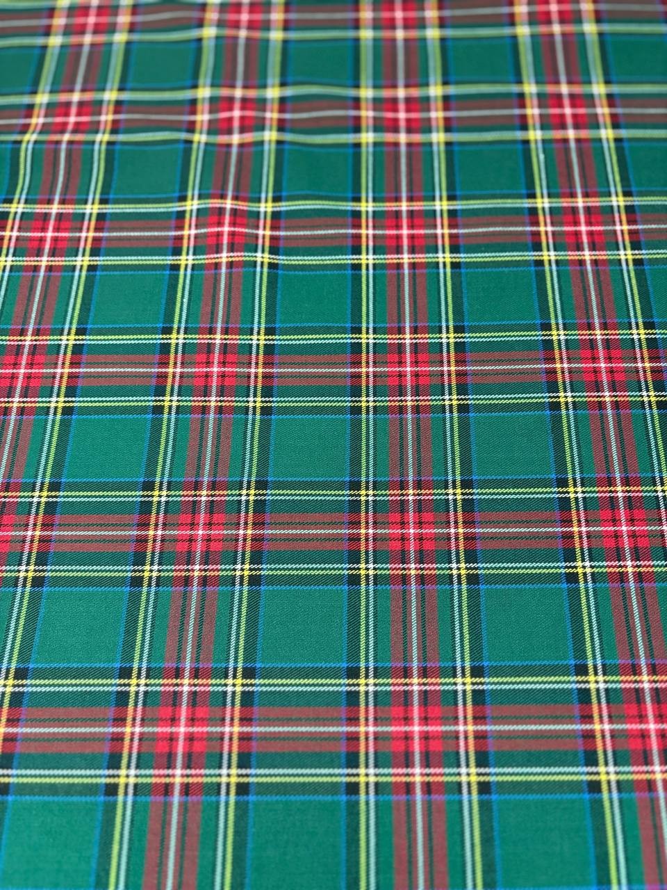 Tartan Scozzese Lanetta Verde Christmas