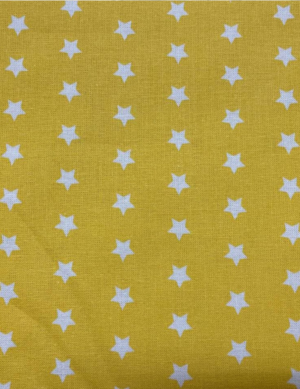 Tessuto Cotone Stelle Gialle 150H