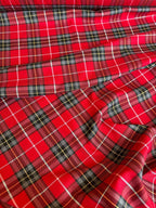 Tartan Lanetta Scozzese Quadrone Rosso - WorldTessuti