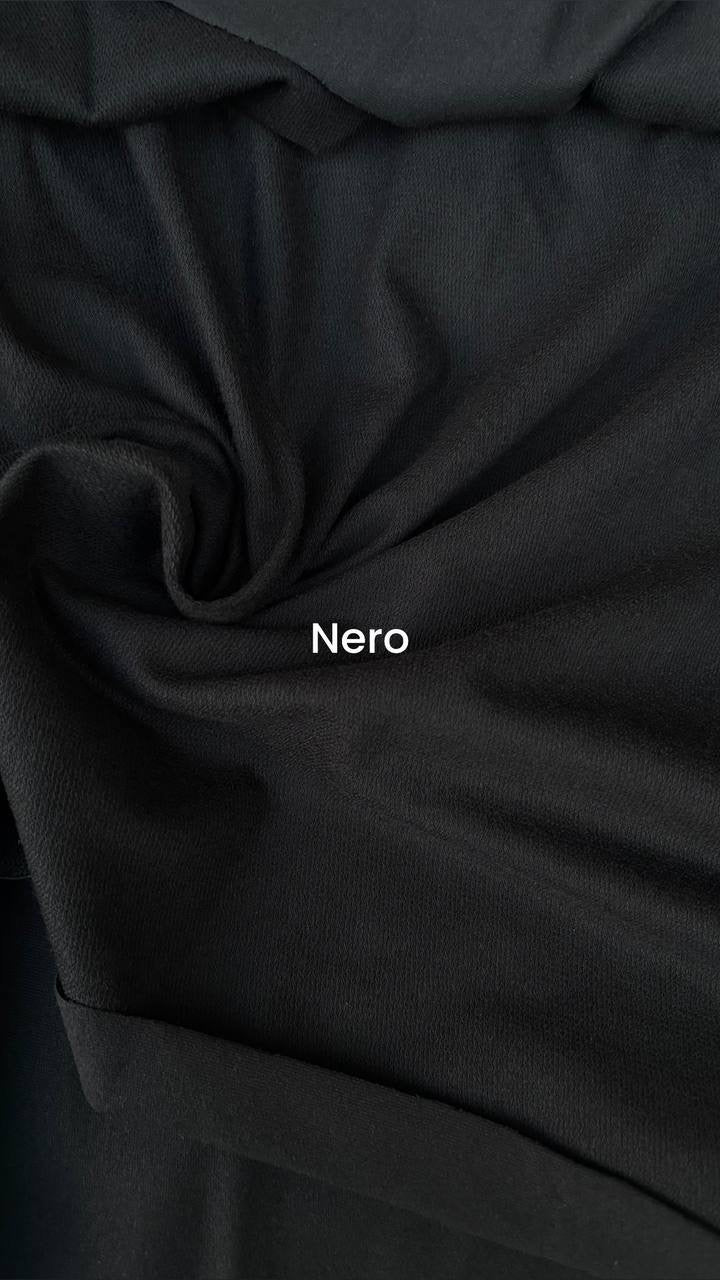 Tessuto Felpa PANTAREI Cotone Garzata Elastica