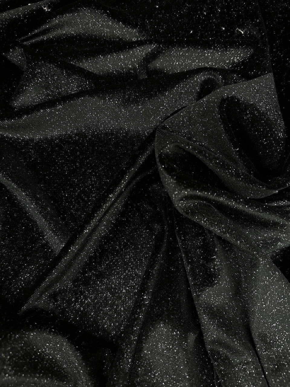 Velluto Elastico Polvere Di Stelle Glitter