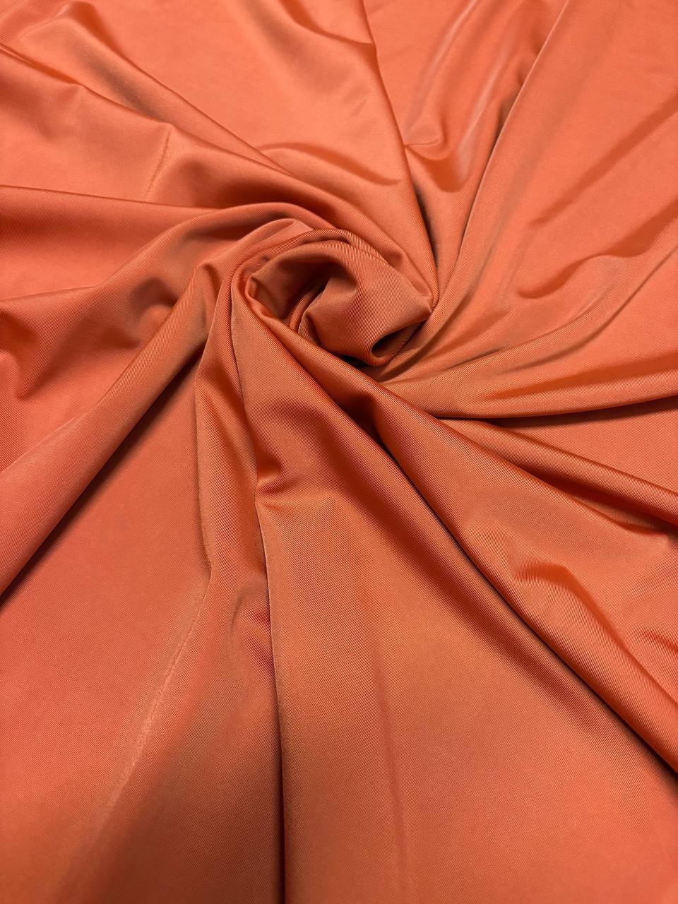 Lycra Tinta unita Arancio Tegola Opaca