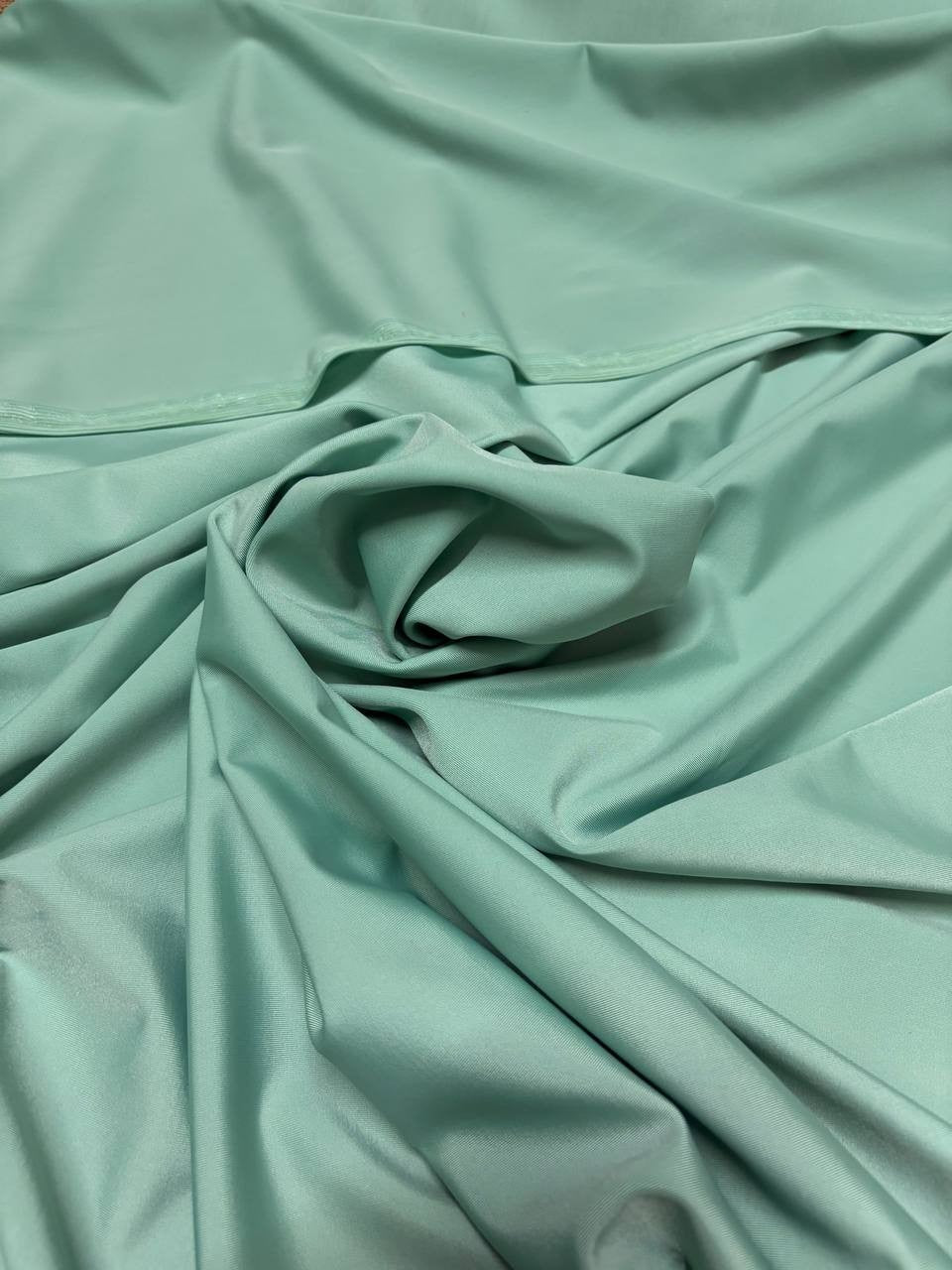 Lycra Tinta unita Verdino Menta opaca
