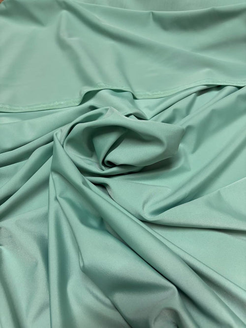Lycra Tinta unita Verdino Menta opaca - WorldTessuti