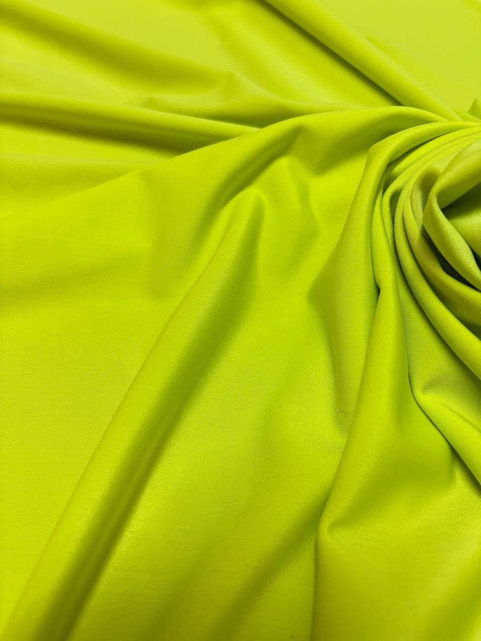 Lycra Tinta unita VERDE MELA opaca