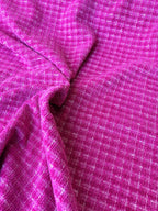 Tessuto Tweed Tipologia Chanel Fucsia - WorldTessuti