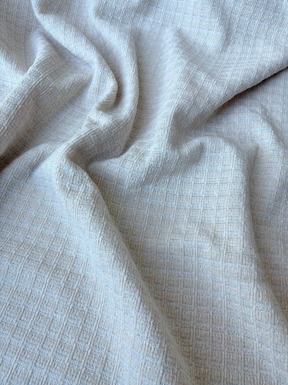 Tessuto Tweed Tipologia Chanel Panna