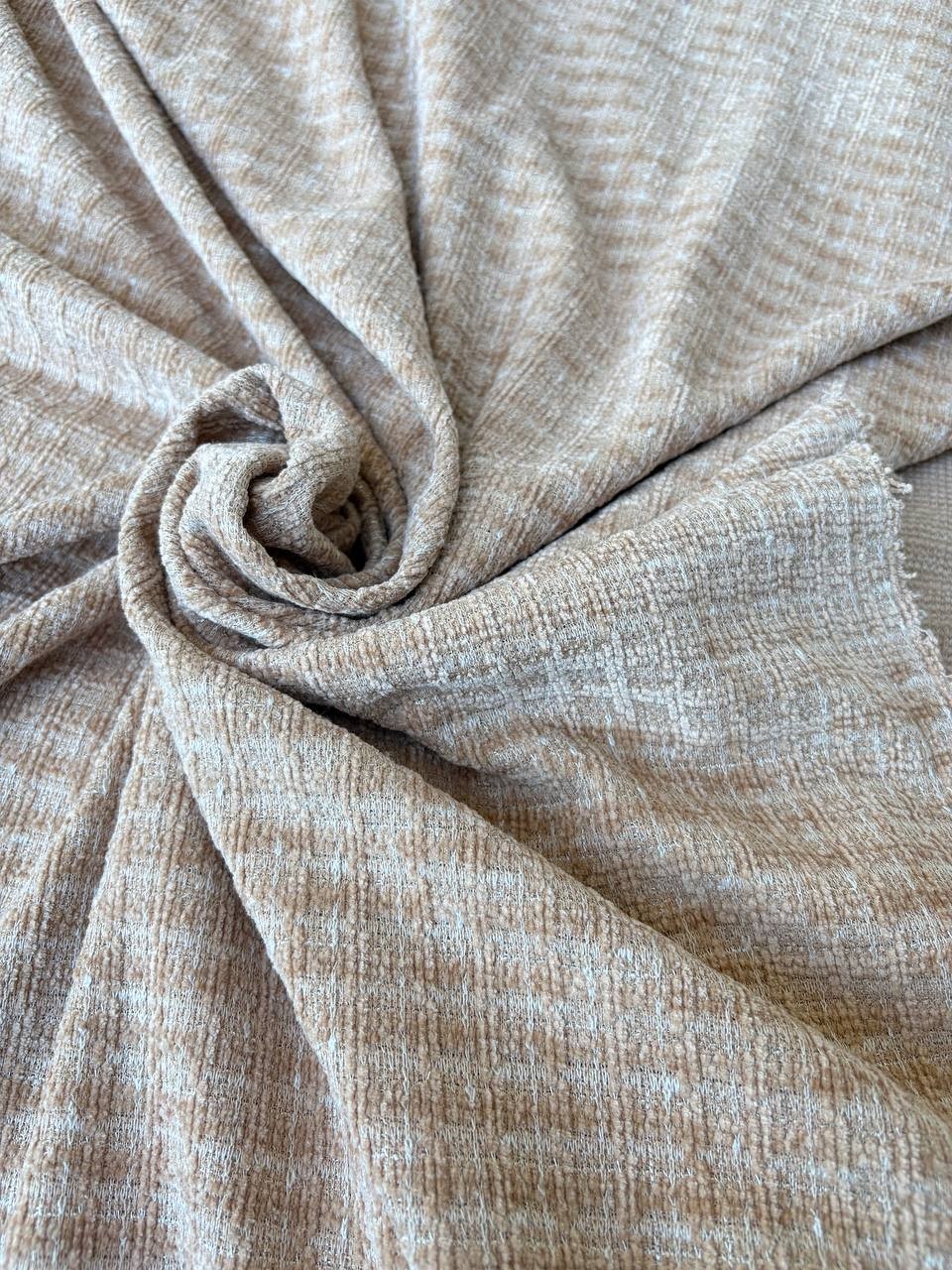 Tessuto Tweed Tipologia Chanel beige