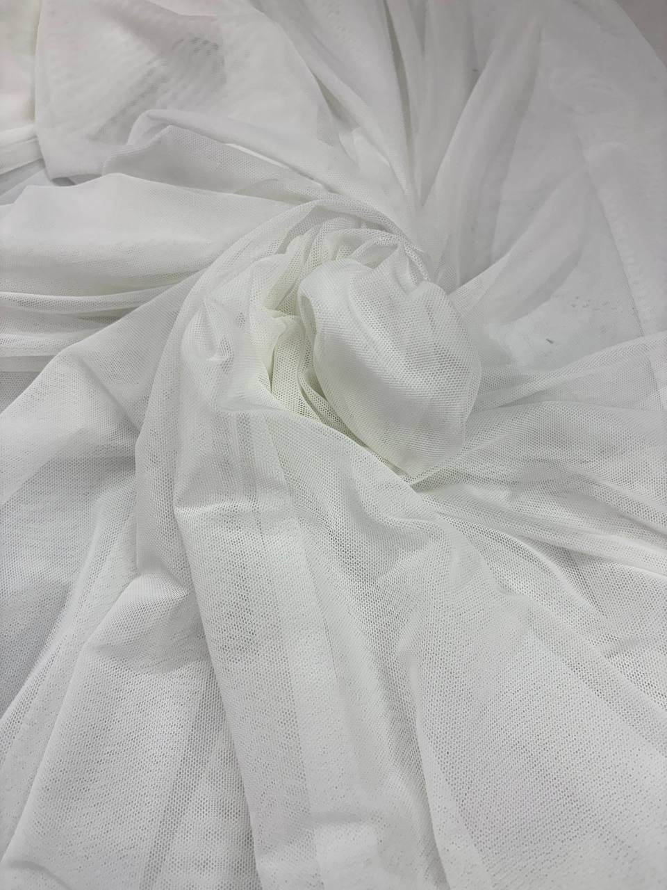 Rete (tullè) Bielastico Bianco