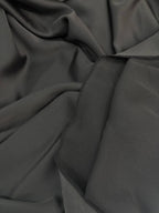 Satin Cady Elastico DoubleFace NERO (sottoprezzo) - WorldTessuti