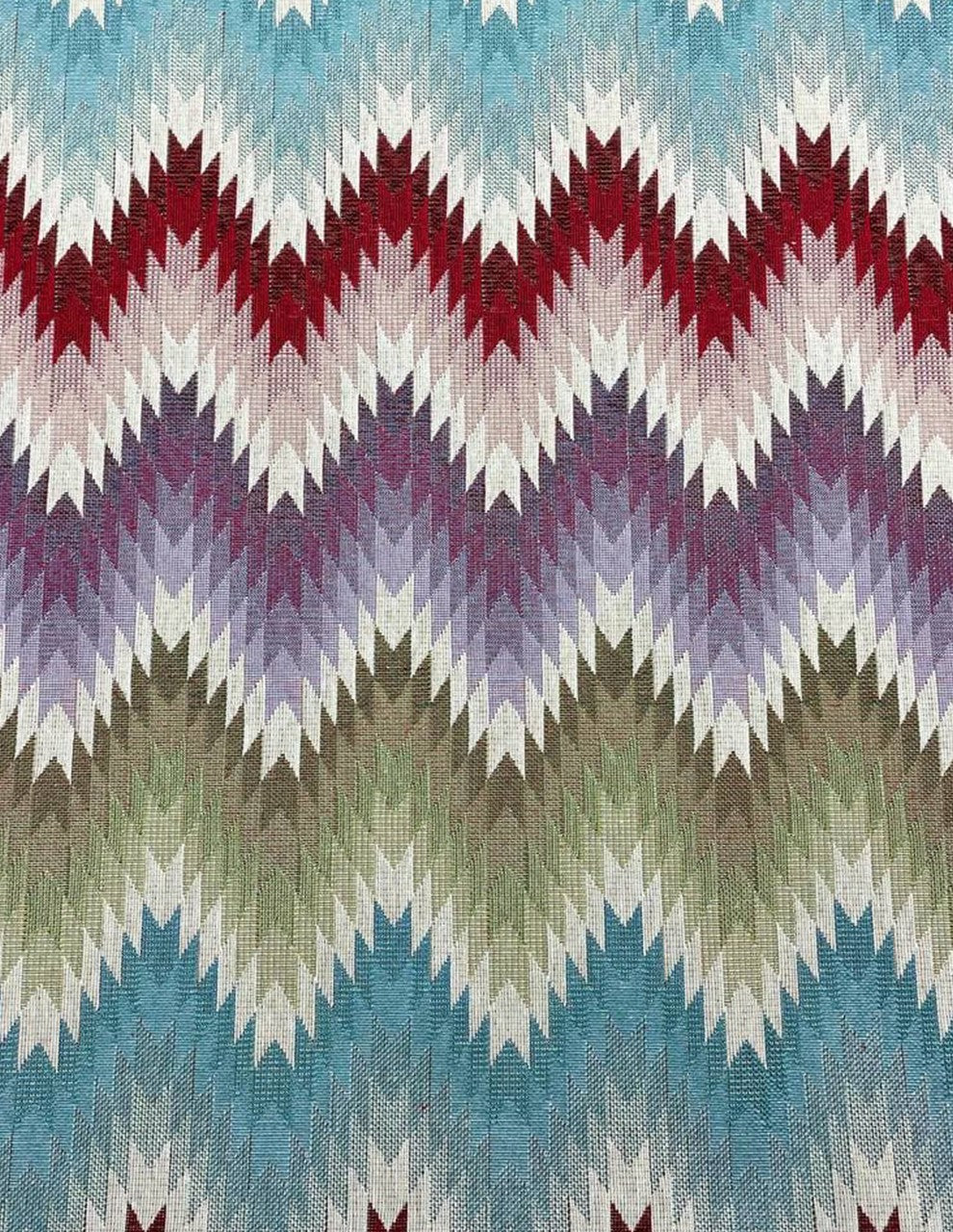 Tappezzeria Gobelin Zig Zag Geometrico Arredamento 280H - WorldTessuti