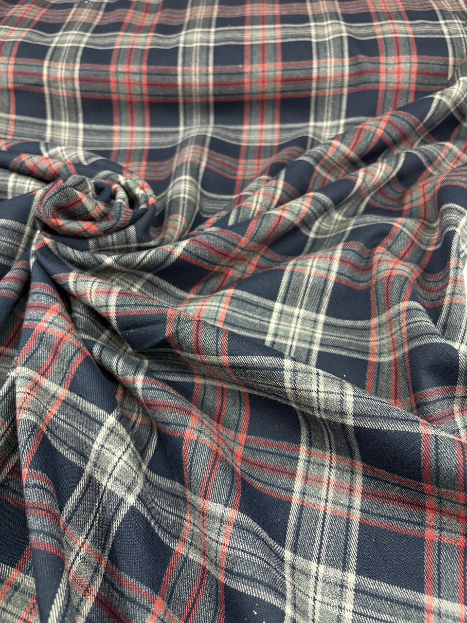 Tartan Scozzese Quadrone Blu Arancio