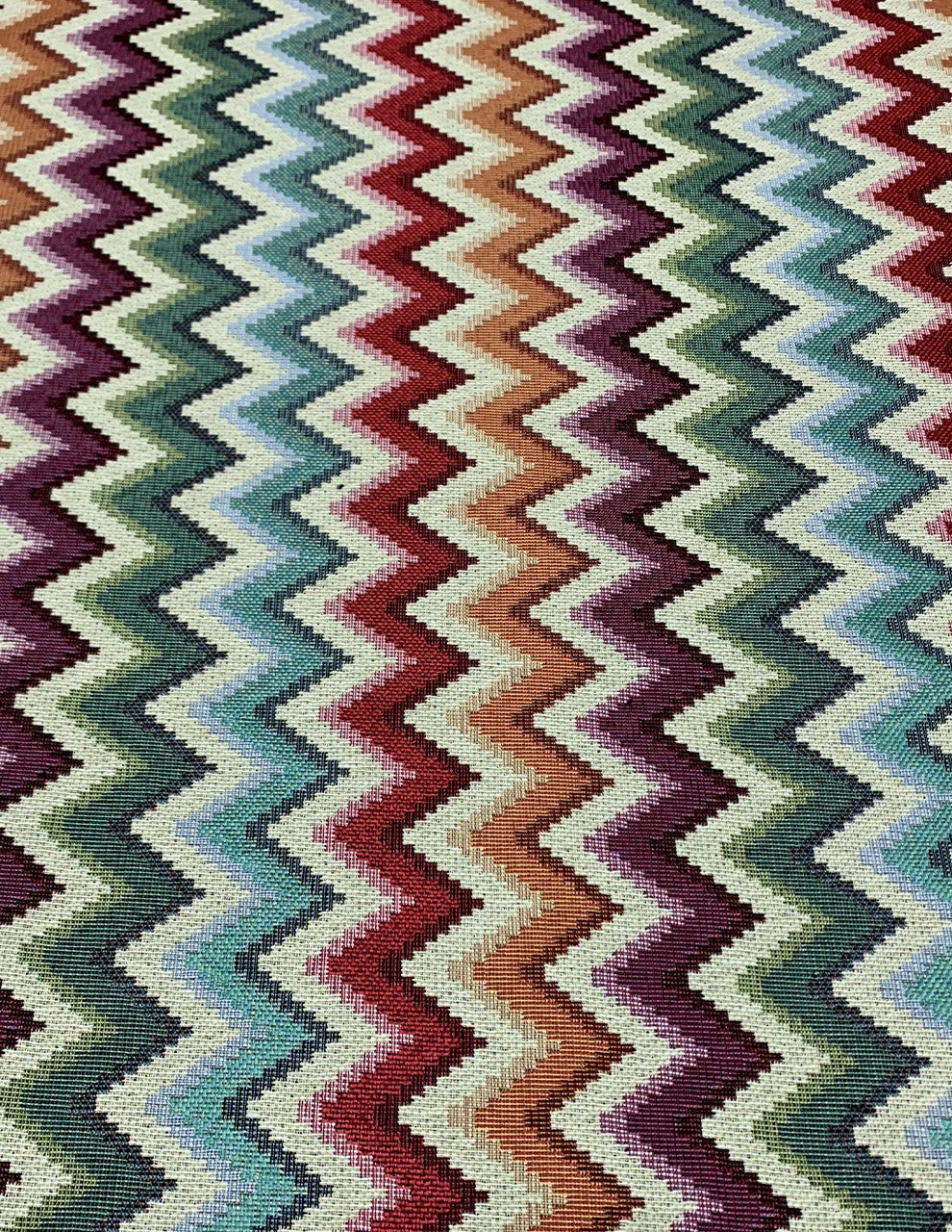 Gobelin Spigato Stile Missoni - WorldTessuti