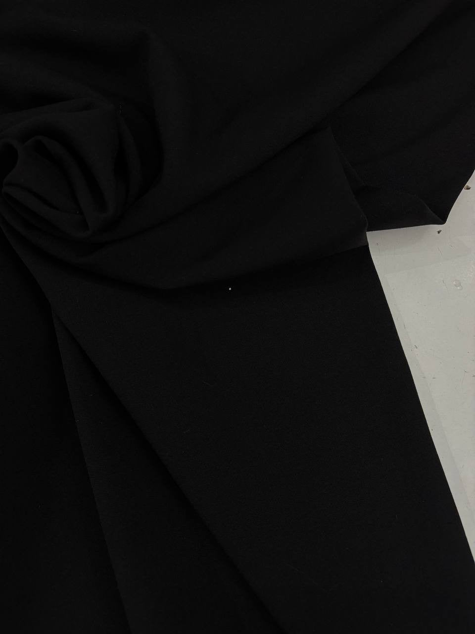 Scubà Monolana Tinta Unita Nero - WorldTessuti