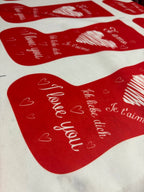 Pannello Calze Befana Love Ti Amo - WorldTessuti