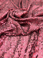 Pailettes Amaranto Elastiche - WorldTessuti