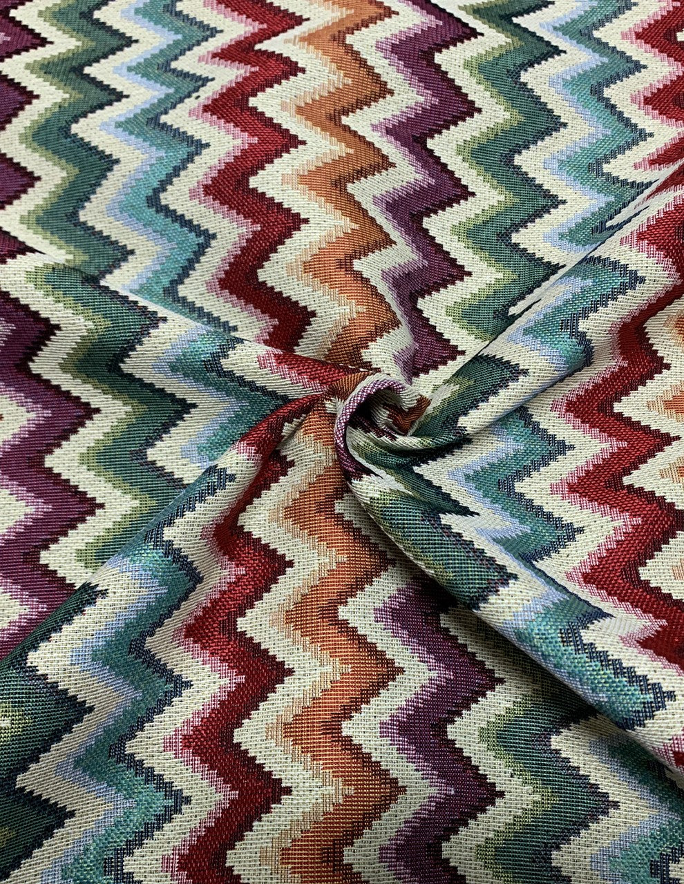Gobelin Spigato Stile Missoni - WorldTessuti