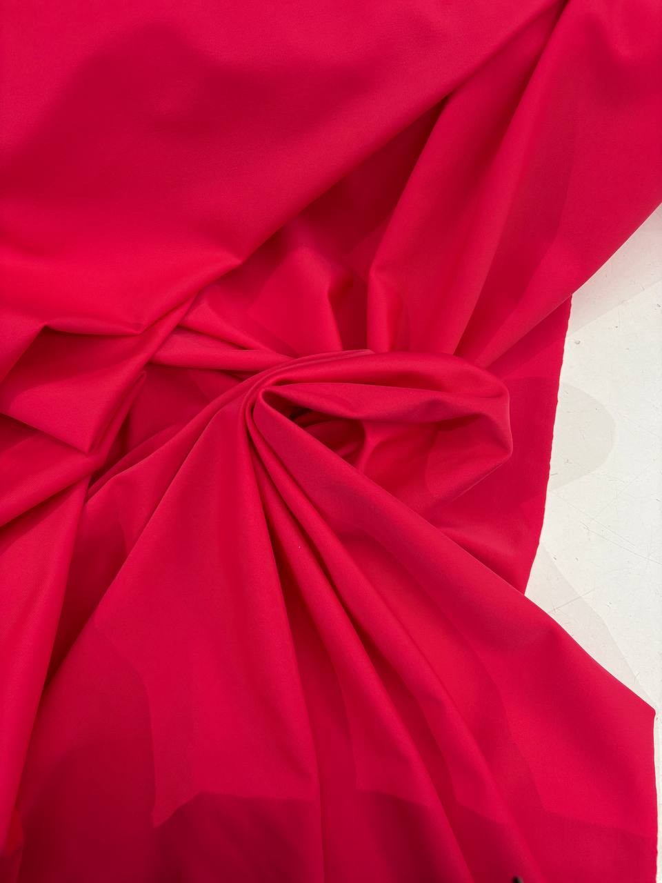 Lycra Tinta unita Rosso Fragola Opaca