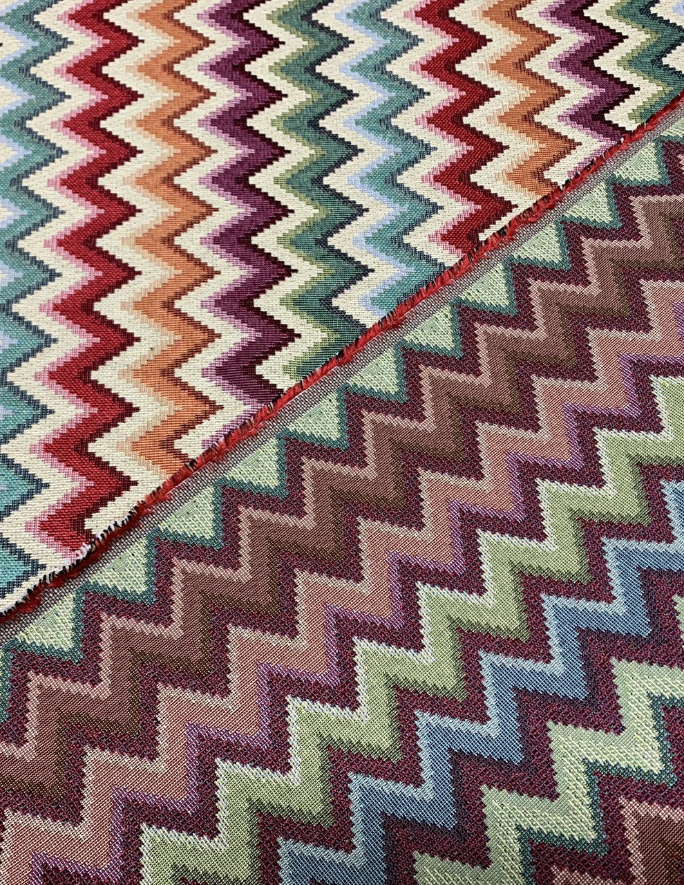 Gobelin Spigato Stile Missoni - WorldTessuti