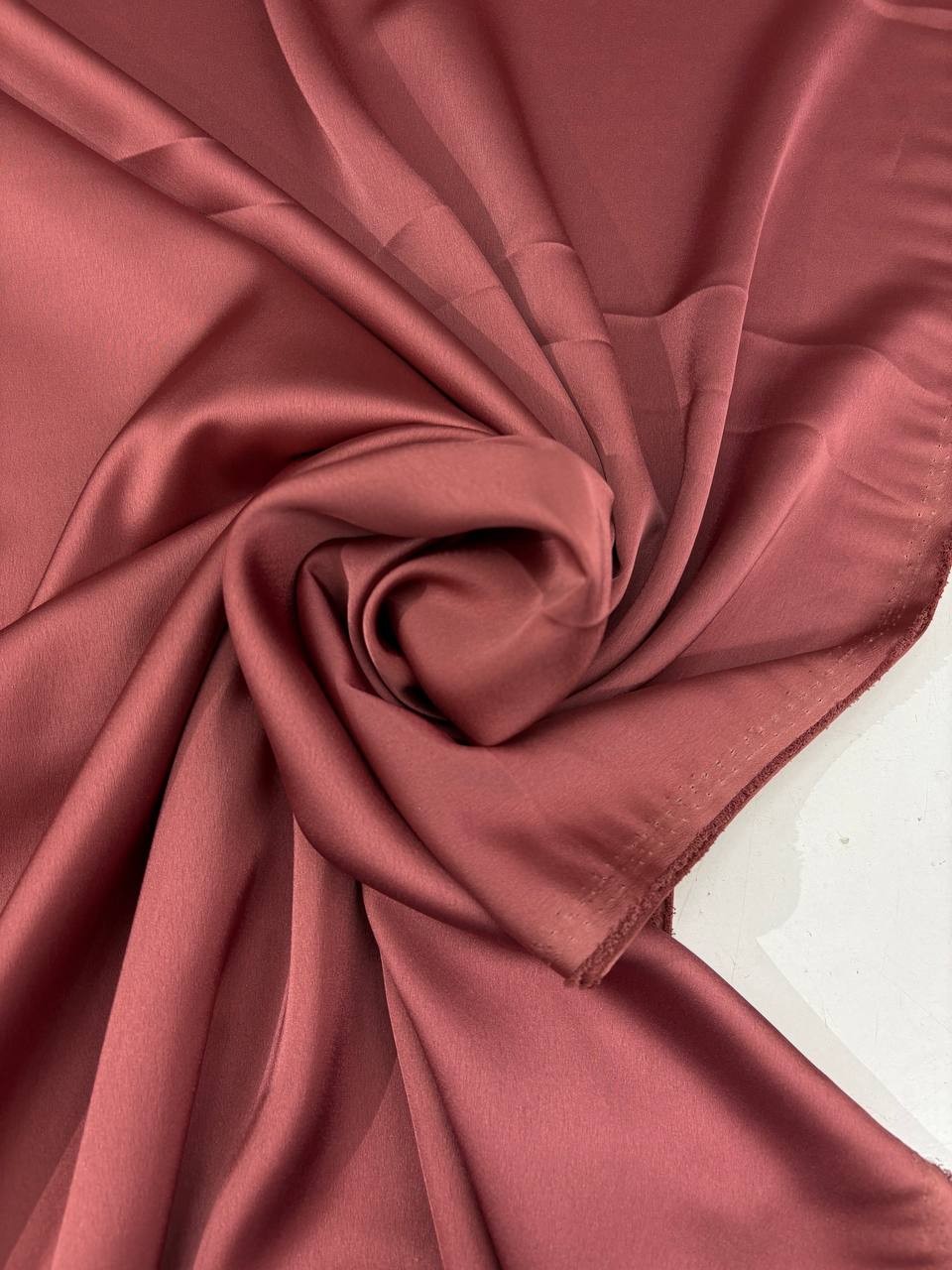 Satin Raso Manoseta Rosa Antico Scuro SOTTOPREZZO