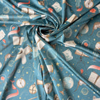 Scampolo Velluto elastico piccolo principe 2,20x1,50