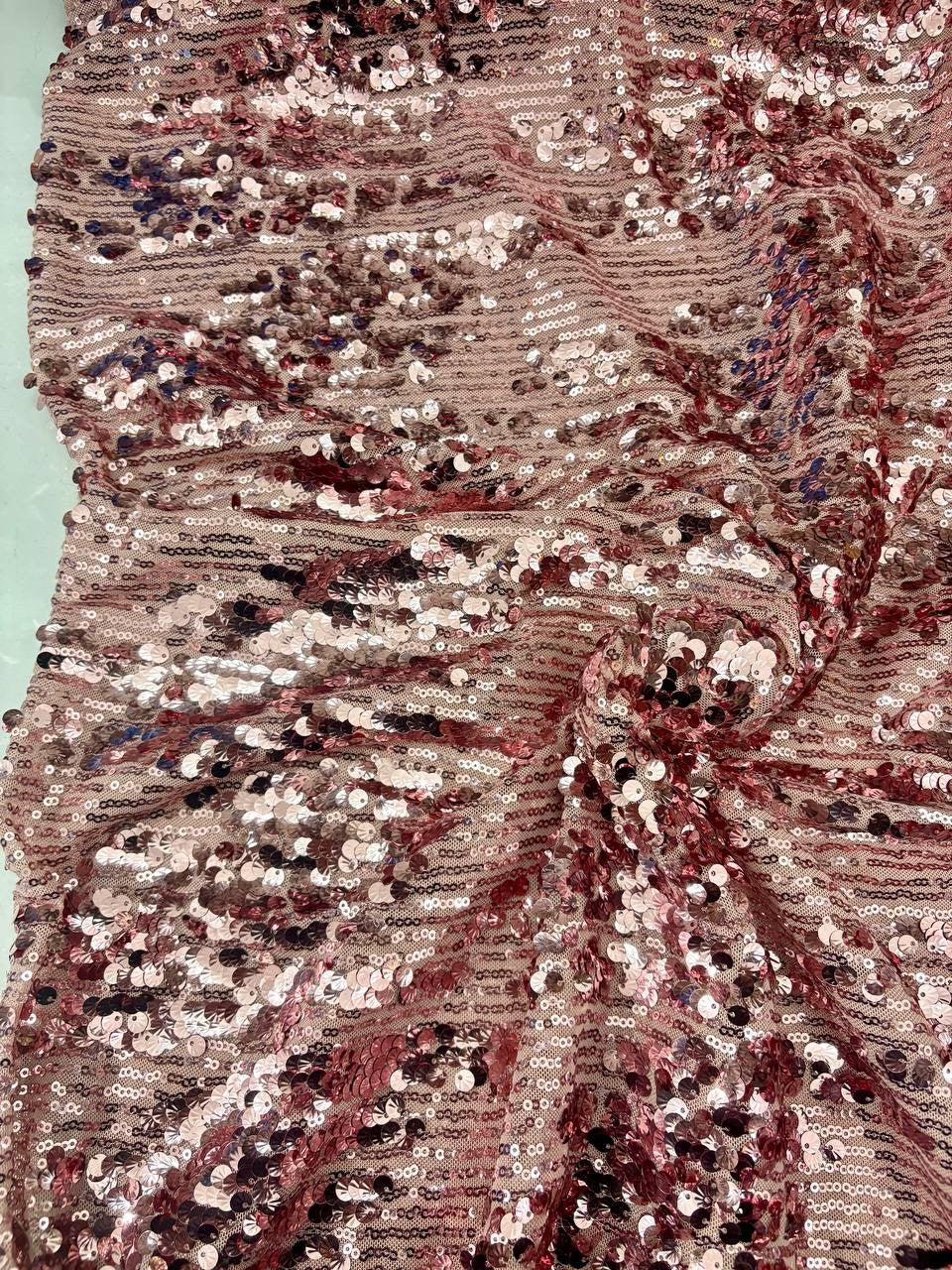 Pailettes Mix Rosa Antico Elastiche