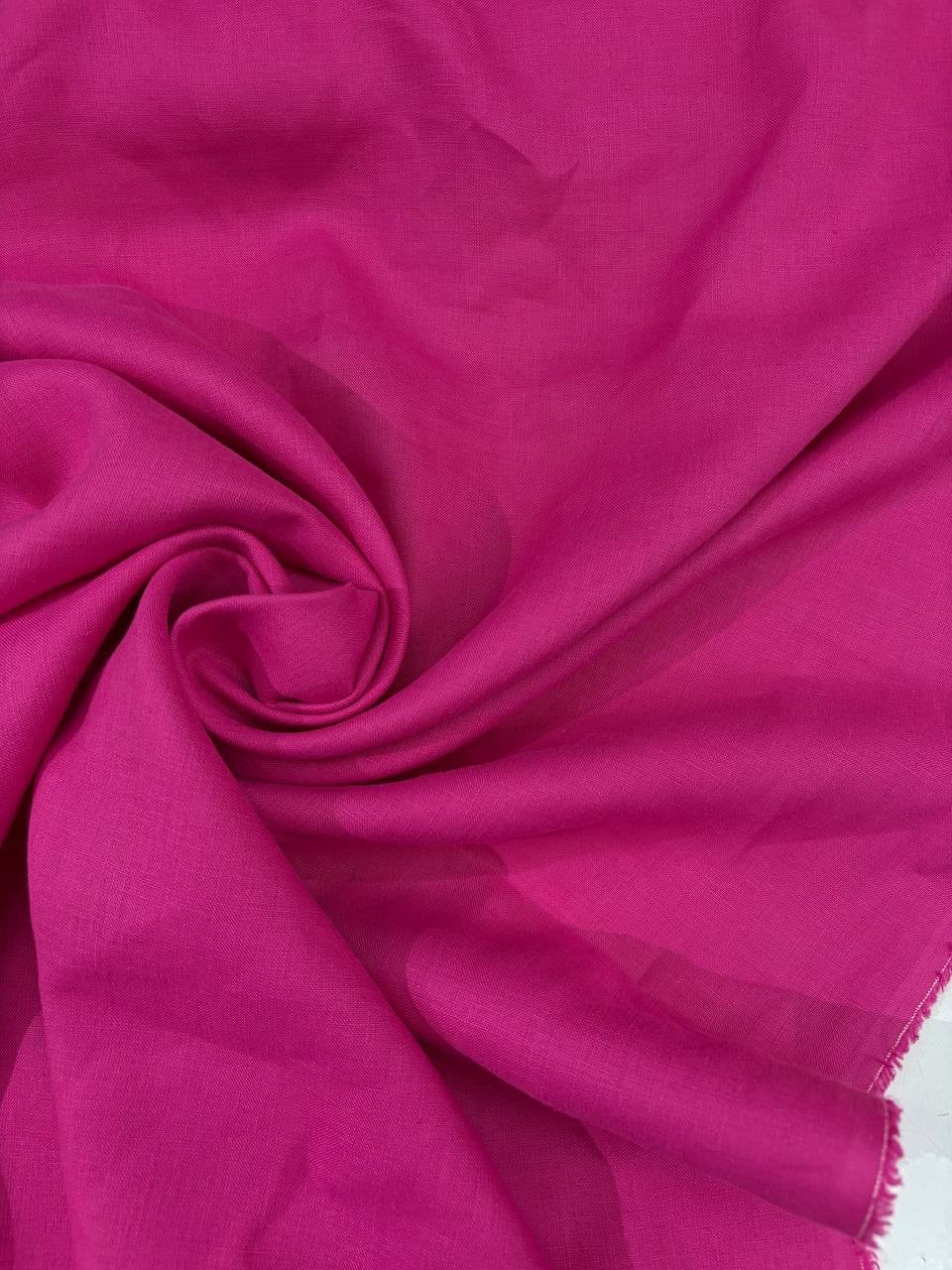 Tessuto Lino DANTE Color Fucsia (sottoprezzo)