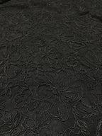 Pizzo Macrame Elastico Nero - WorldTessuti