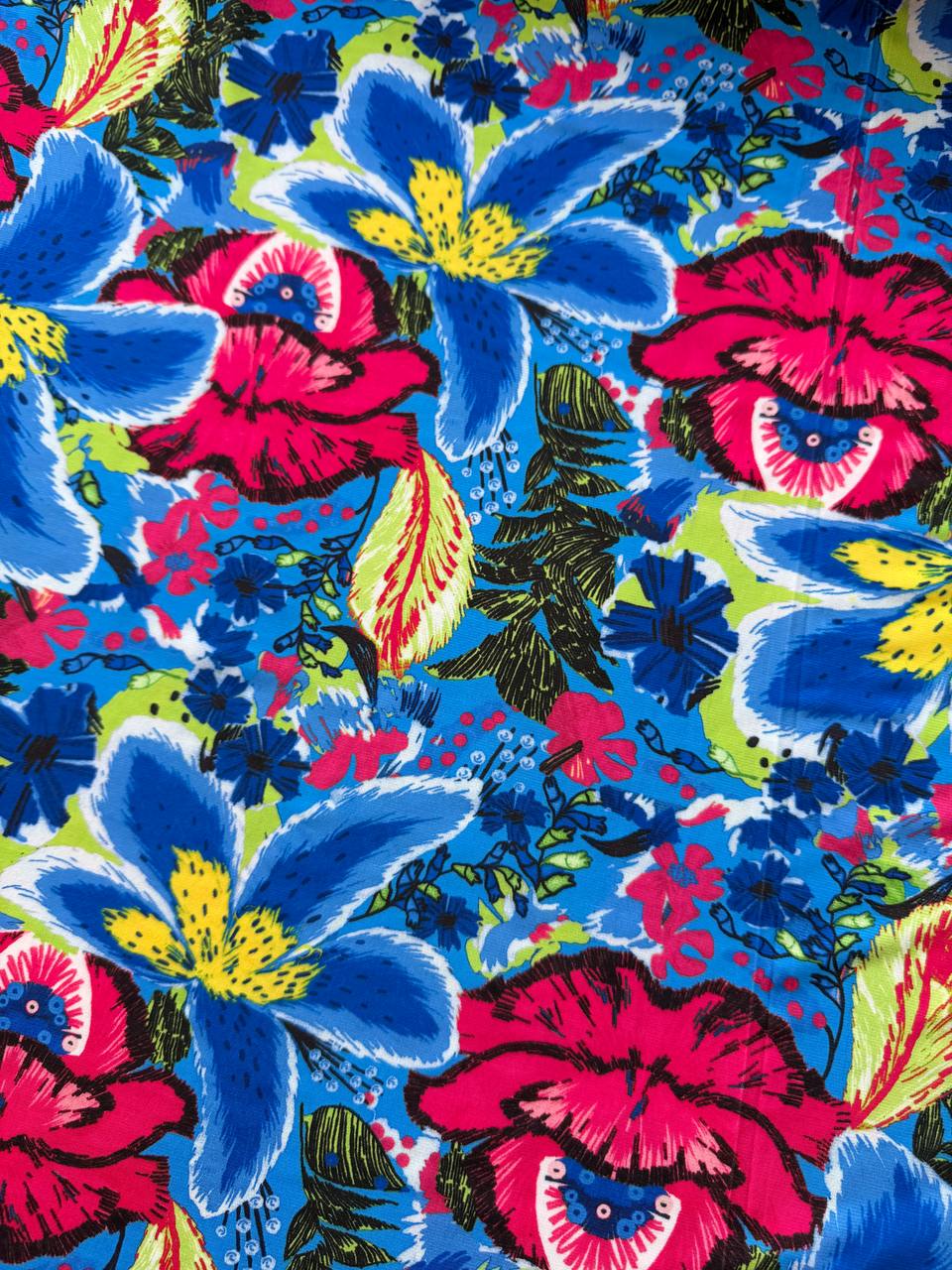 Jersey Maglina Floreale Esotica