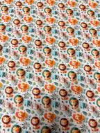 Tessuto Puro Cotone Stampa Digitale 3D