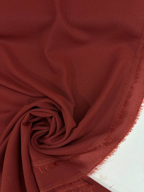 Chiffon Glitter Bordeaux - WorldTessuti
