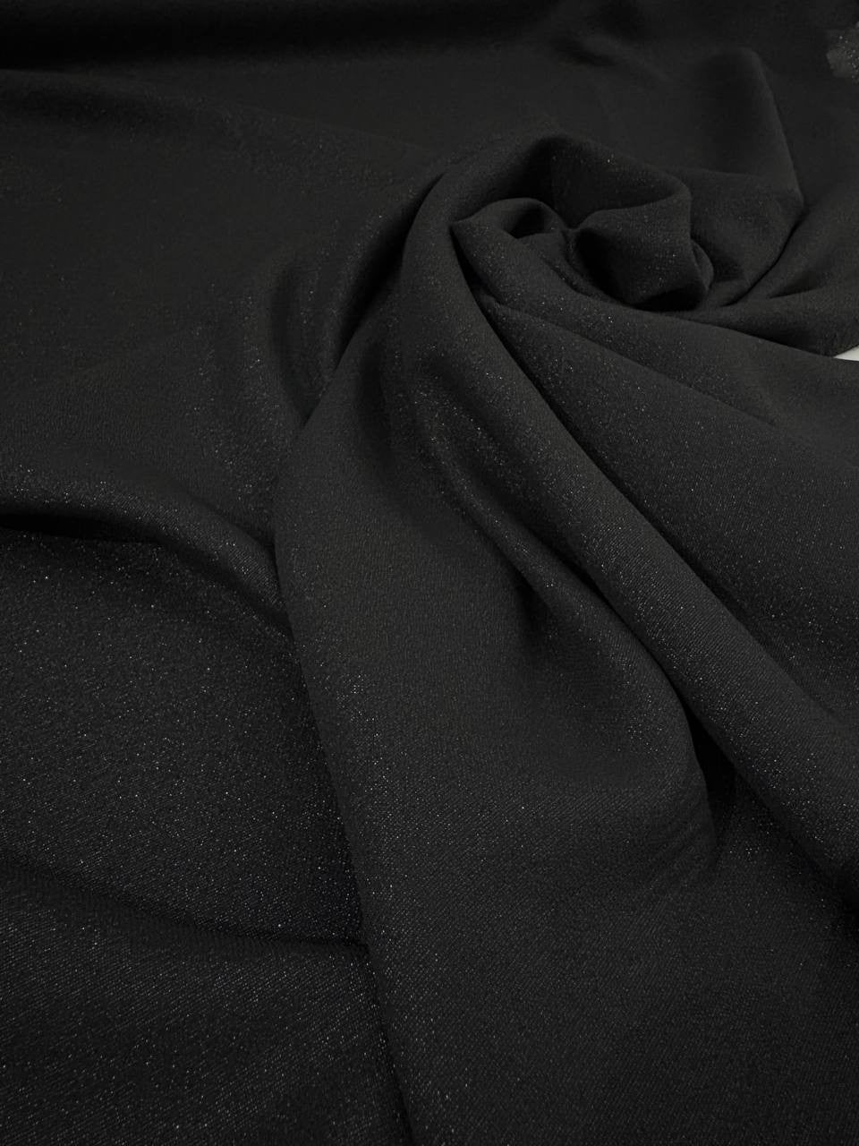Chiffon Glitter Nero