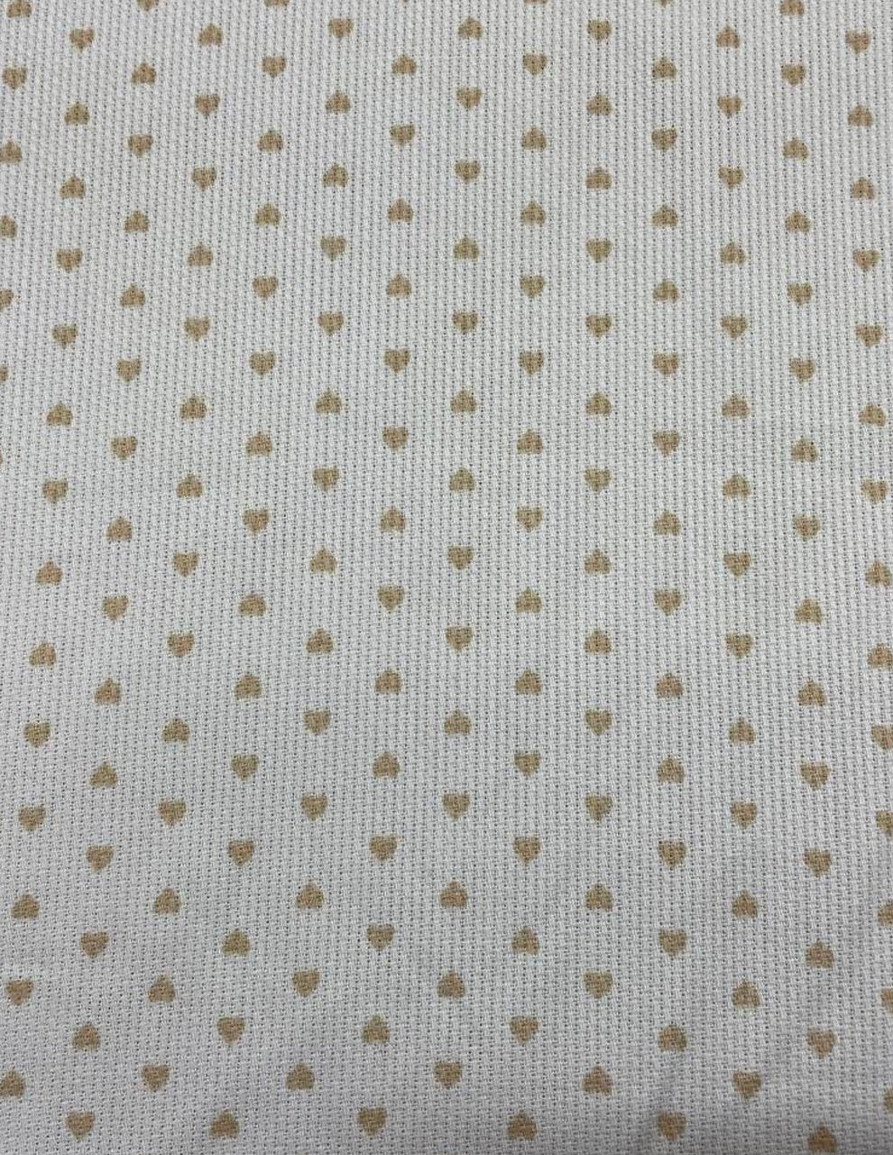 Piquet Cotone Cuoricino Beige