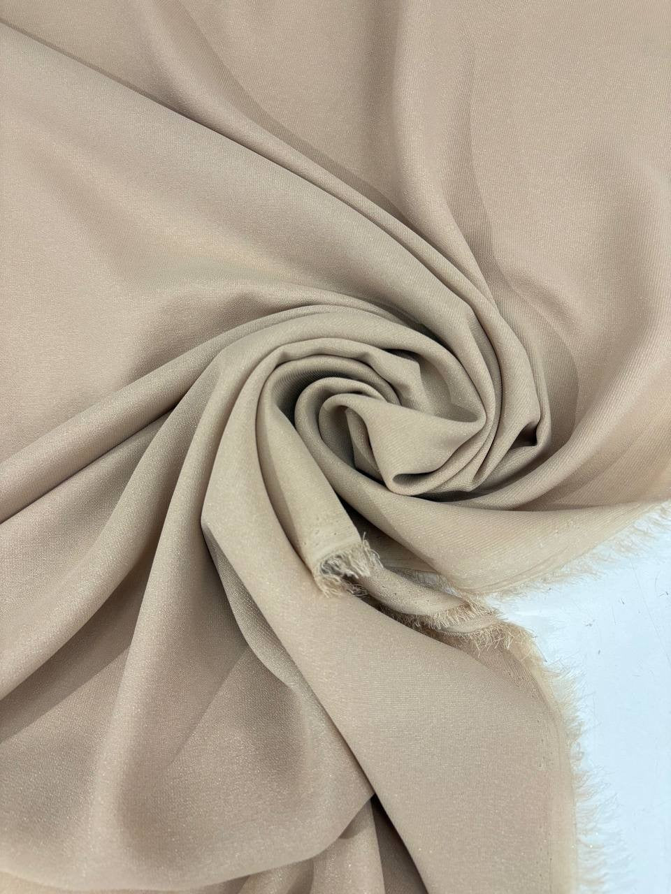 Chiffon Glitter Beige