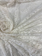 Pizzo Macramè Bianco Seta - WorldTessuti