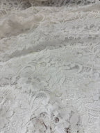 Pizzo Macramè Bianco Seta - WorldTessuti