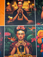 PANNELLI FRIDA WORLD 100X140 RIQUADRI 45X45 - WorldTessuti