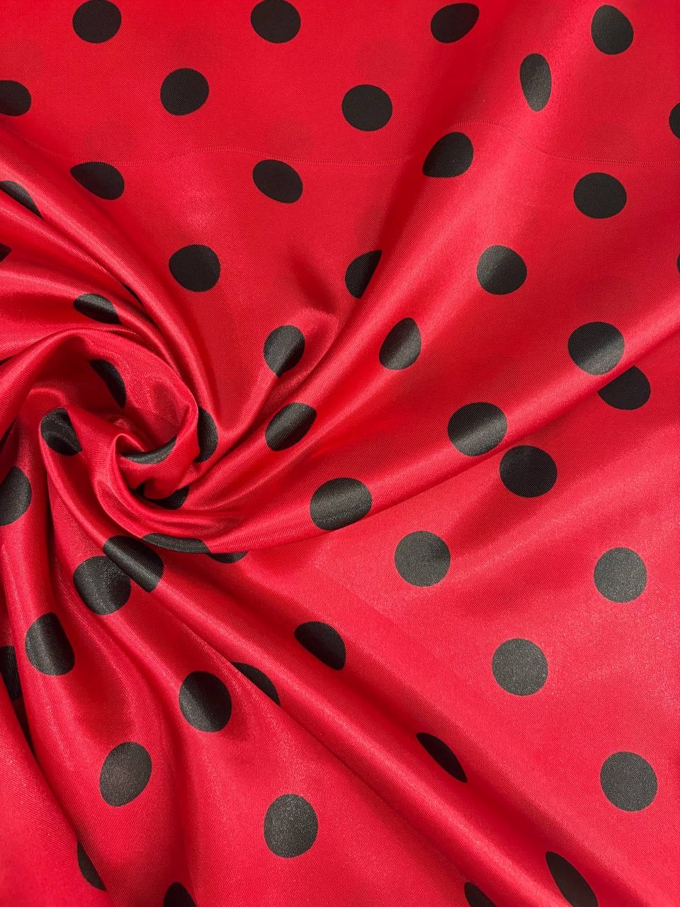 Raso Carnevale POIS Rosso