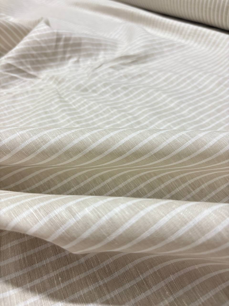 Tessuto cotone lino e cotone RIGA SABBIA