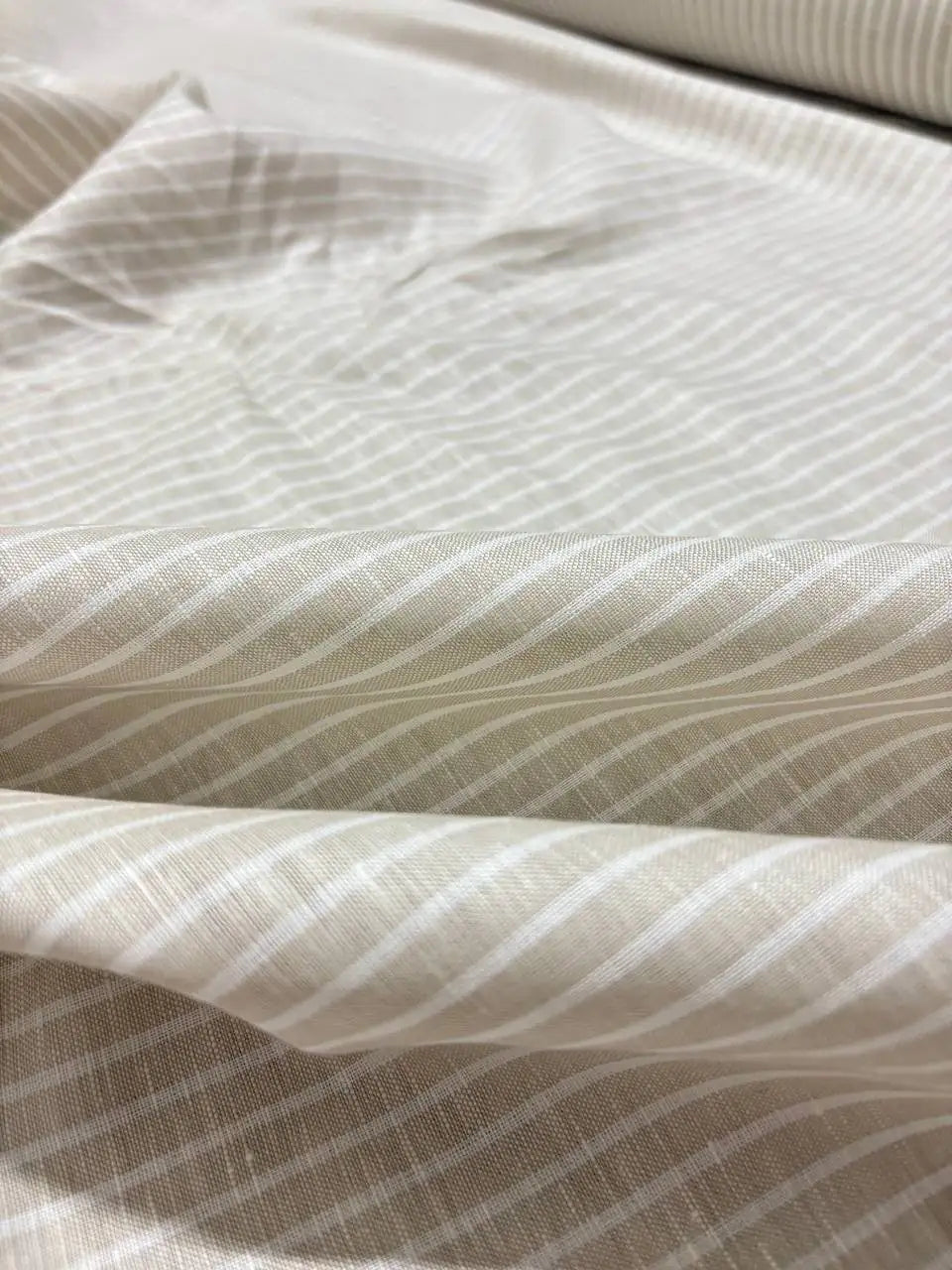 Tessuto cotone lino e cotone RIGA SABBIA - WorldTessuti