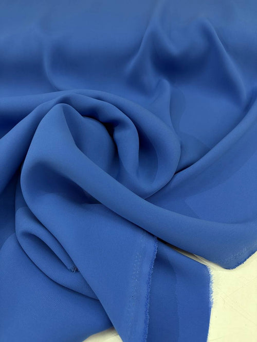 Cady Fluido Morbido Stretch Blu Chiaro - WorldTessuti