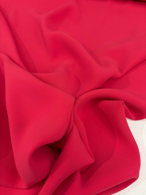 Cady Elastico Morbido Stretch Rosso Corallo - WorldTessuti