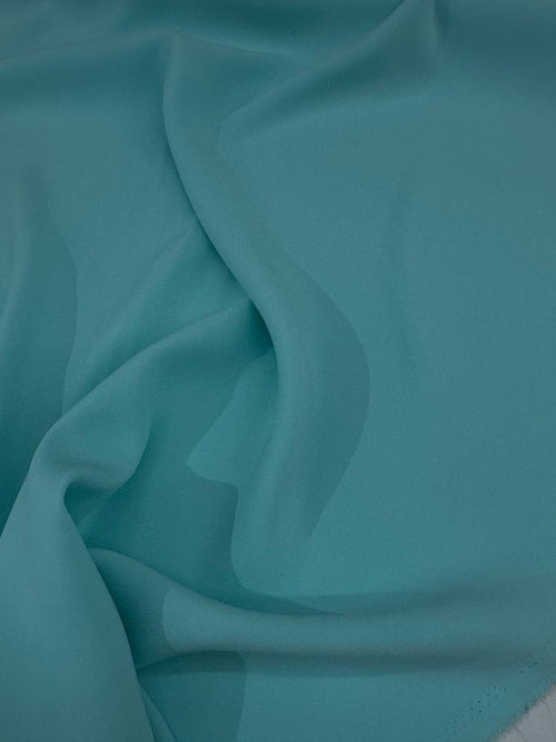 Cady Fluido Morbido Stretch verde acqua - WorldTessuti