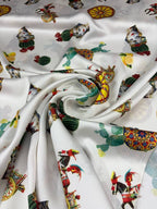 Satin Sicily Maiolica TESTA DI MORO Scampolo 3,00x1,50 - WorldTessuti