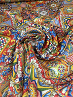 Satin Sicily Maiolica Brancaccio Scampolo 3,00x1,50 - WorldTessuti