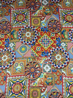 Satin Sicily Maiolica Brancaccio Scampolo 3,00x1,50 - WorldTessuti