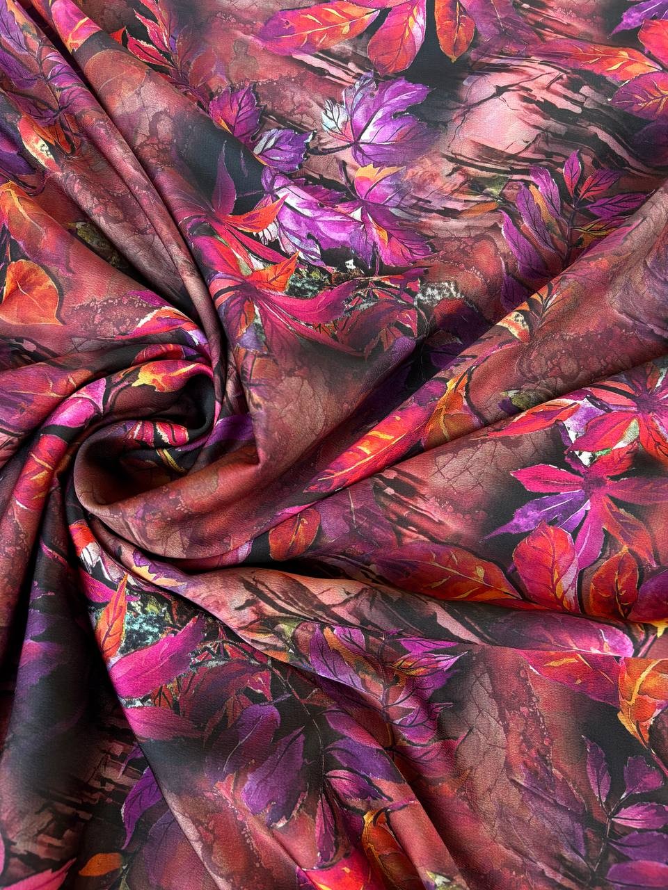 Satin Jungle Sfumato TOKYO Scampolo 3,00x1,50 - WorldTessuti