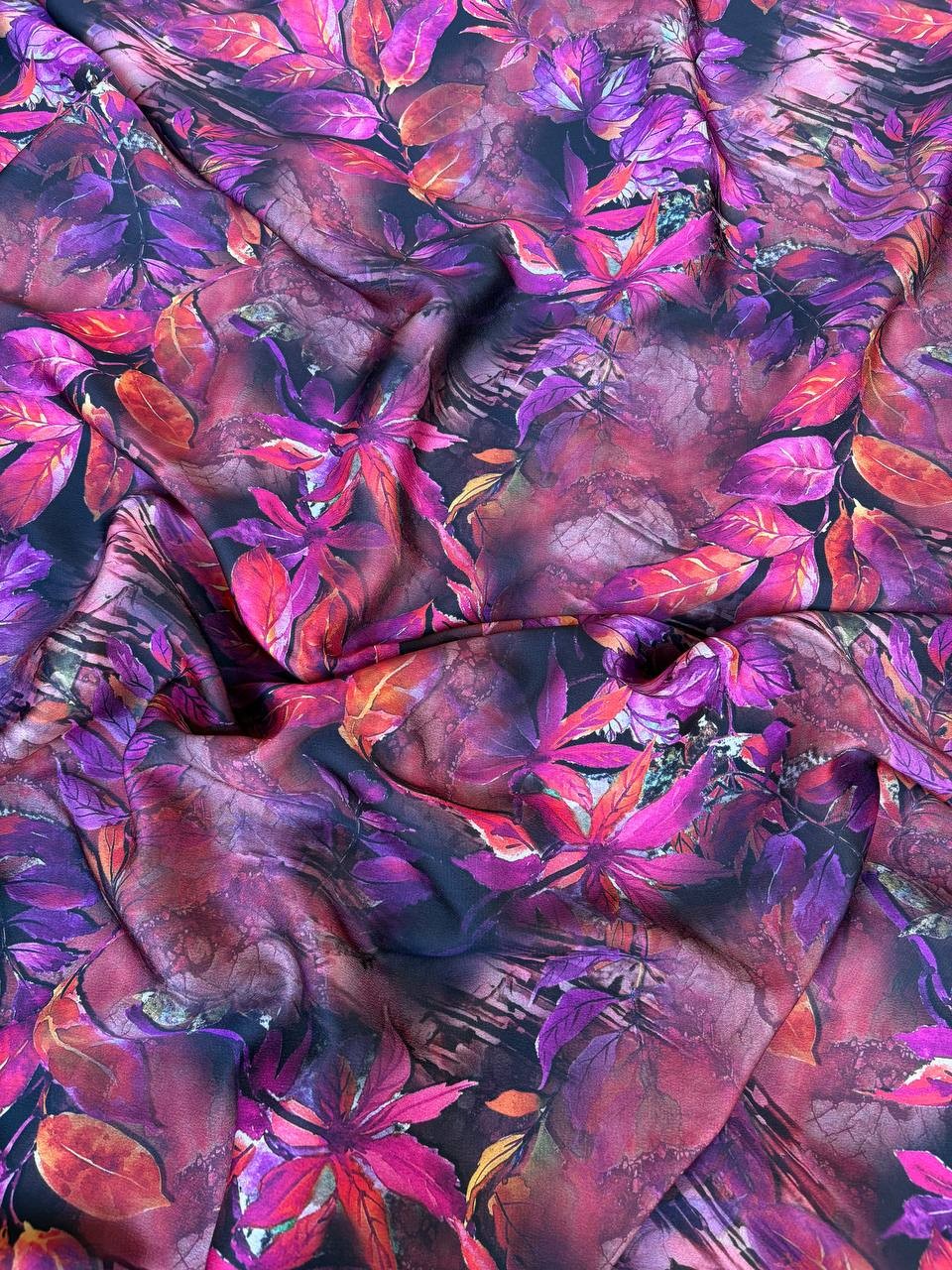 Satin Jungle Sfumato TOKYO Scampolo 3,00x1,50 - WorldTessuti