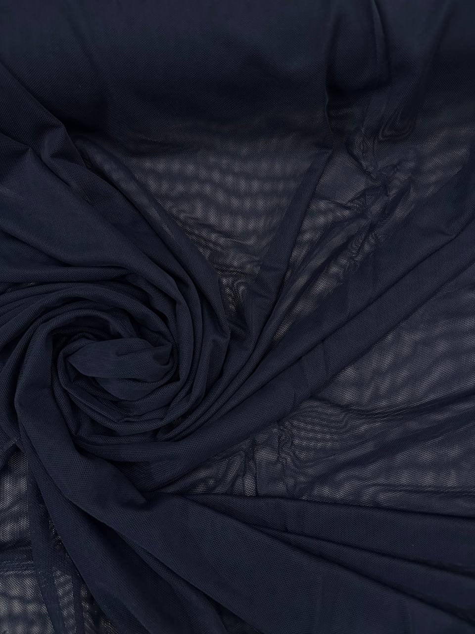 Rete (tullè) Bielastico Blu Scuro